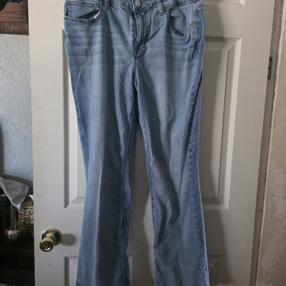 Maurices Light Blue Boot Cut Jeans